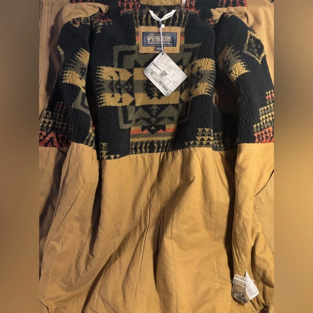 Pendleton Women's Marias Canvas Cord Trim Parka (NWT) - Picture 11 of 15